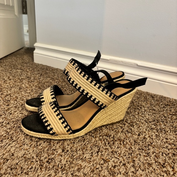 Unworn espadrille wedges - Picture 1 of 7